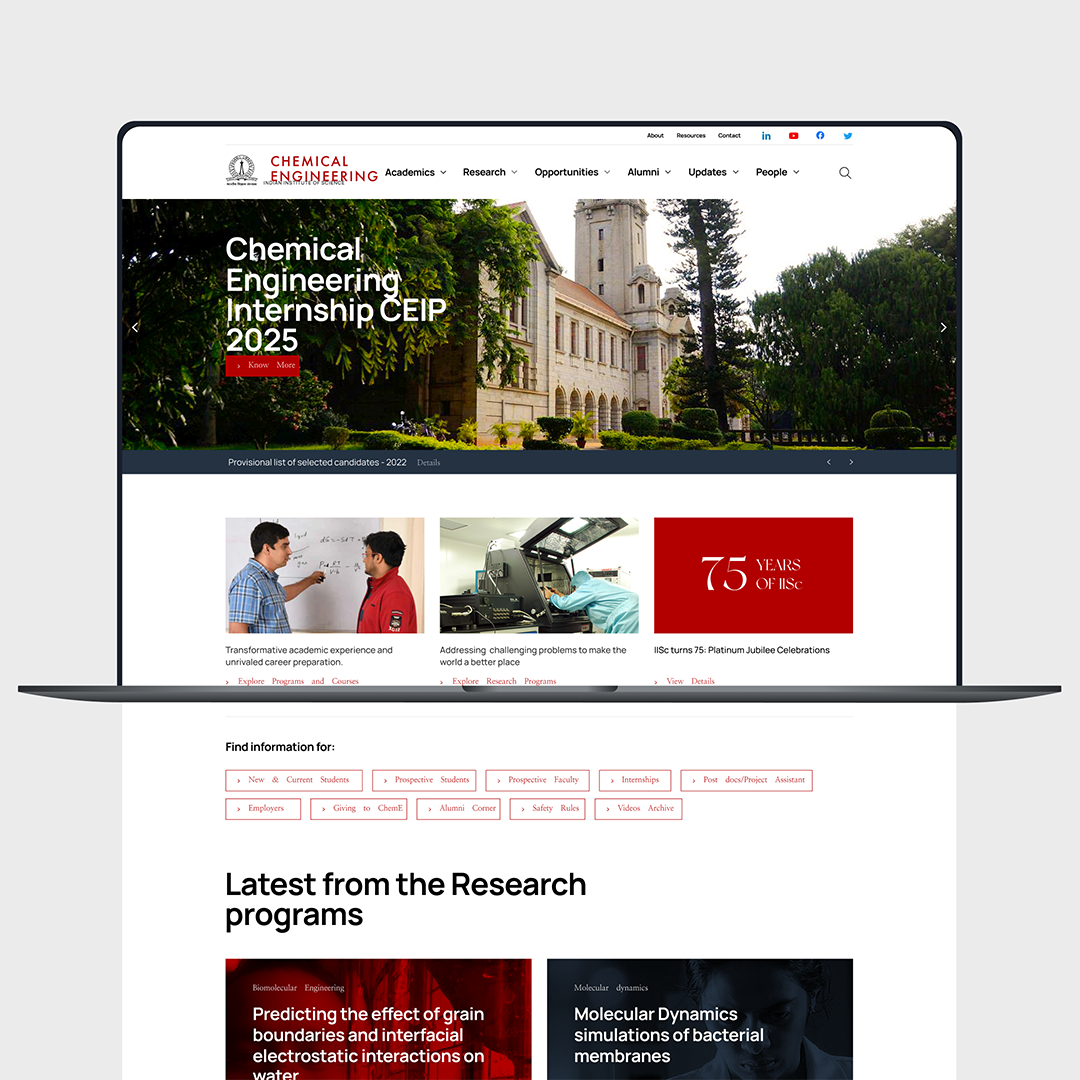 Modular digital framework for IISc’s evolving research and academic needs